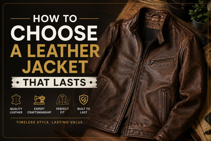 How to Choose a Leather Jacket That Lasts