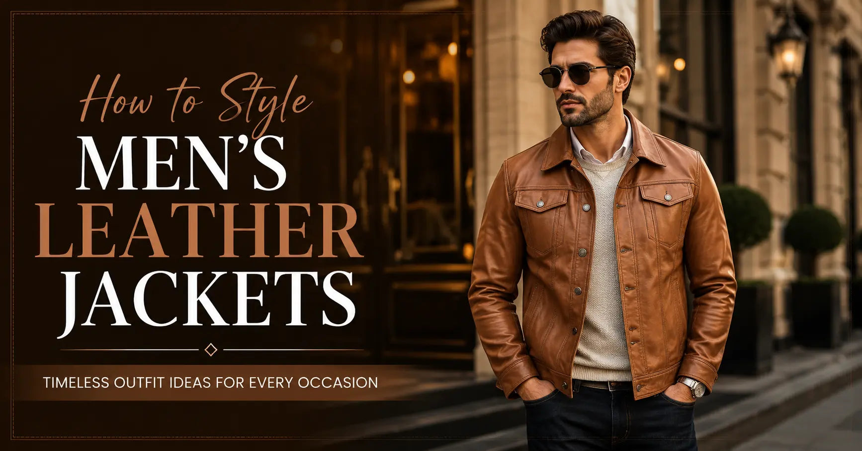 How to Style Men's Leather Jackets for Every Occasion in 2026