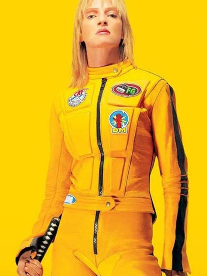 Yellow Motorcycle Jacket