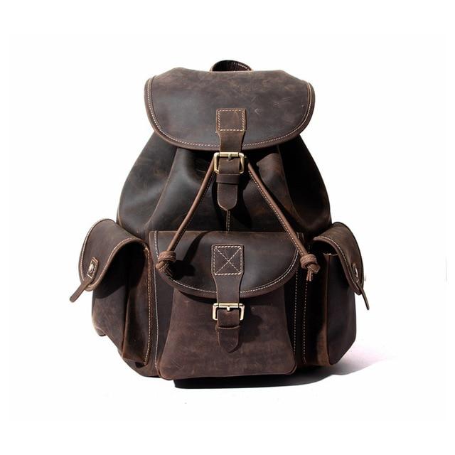 The Asmund Backpack  Genuine Leather Rucksack