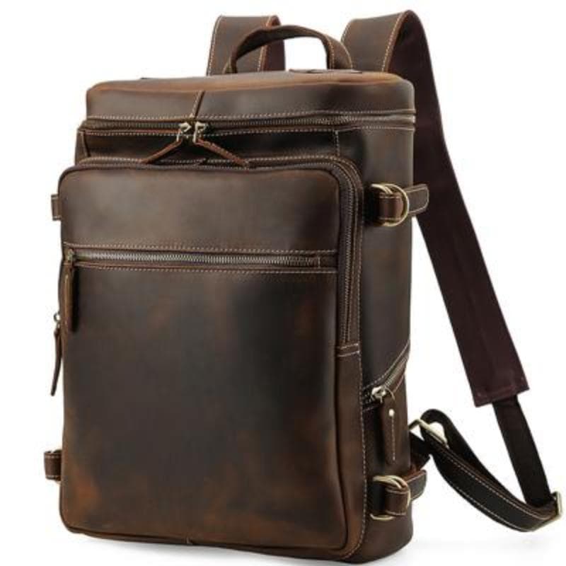 The Raoul Backpack  Handmade Vintage Leather Backpack