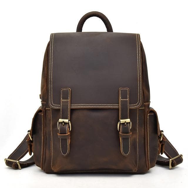 The Freja Backpack  Handcrafted Leather Backpack