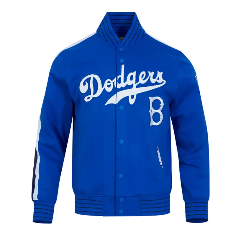 Brooklyn Dodgers Logo Game Day Royal Jacket
