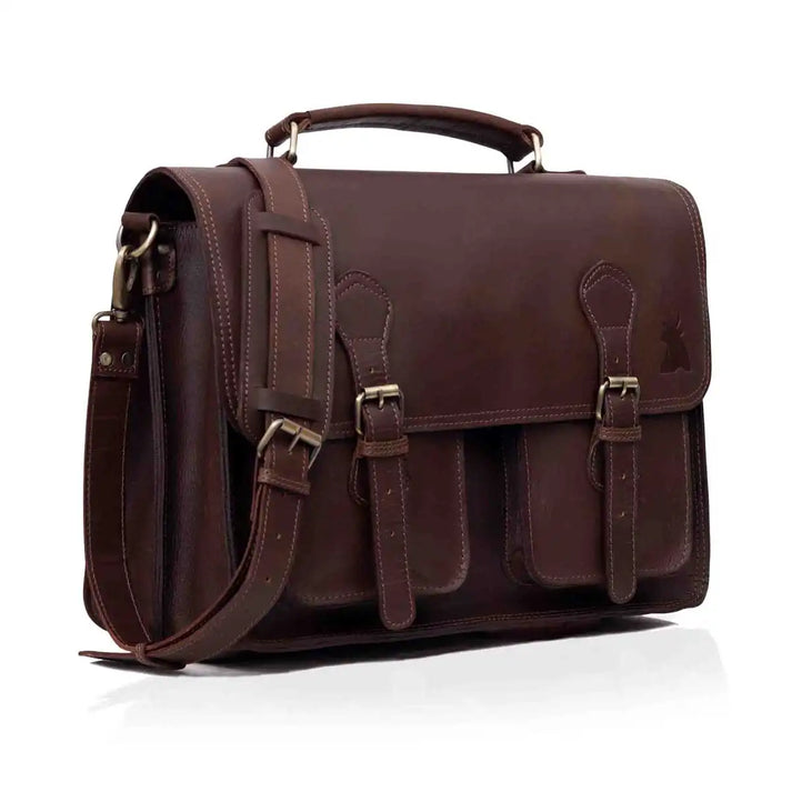 Roosevelt Buffalo Leather Briefcase  16 inch