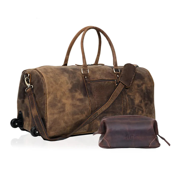 Atlanta Leather Duffle Combo