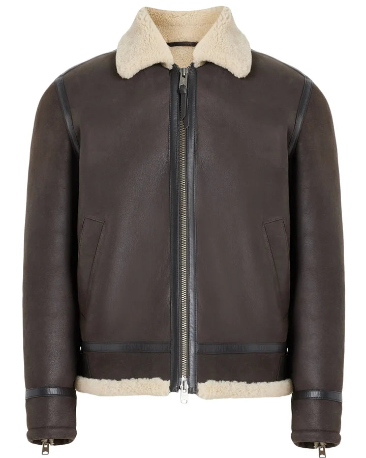Wilson Shearling Aviator Sheepskin Jacket