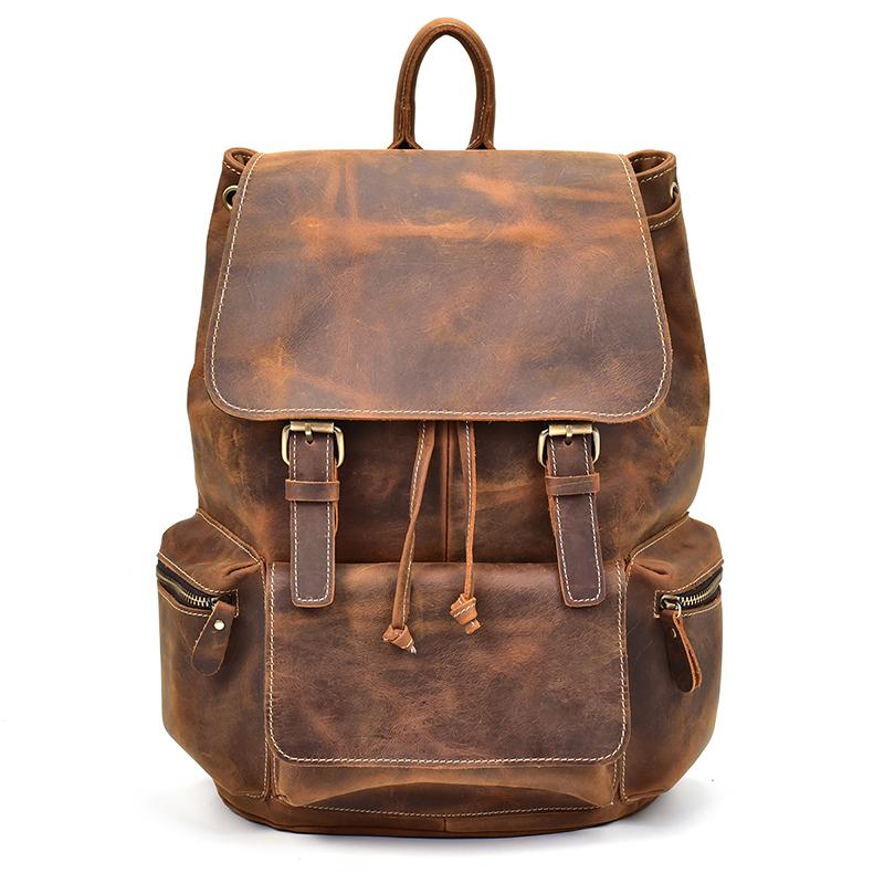 The Hagen Backpack  Vintage Leather Backpack