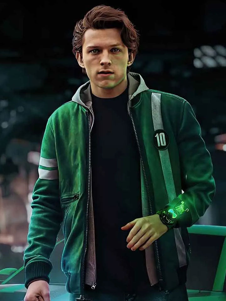 Green Leather Motorcycle Jacket