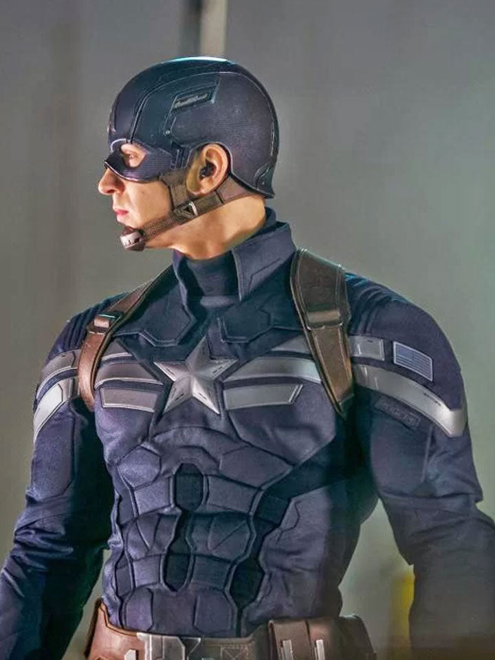 Blue Jacket With Gray Star