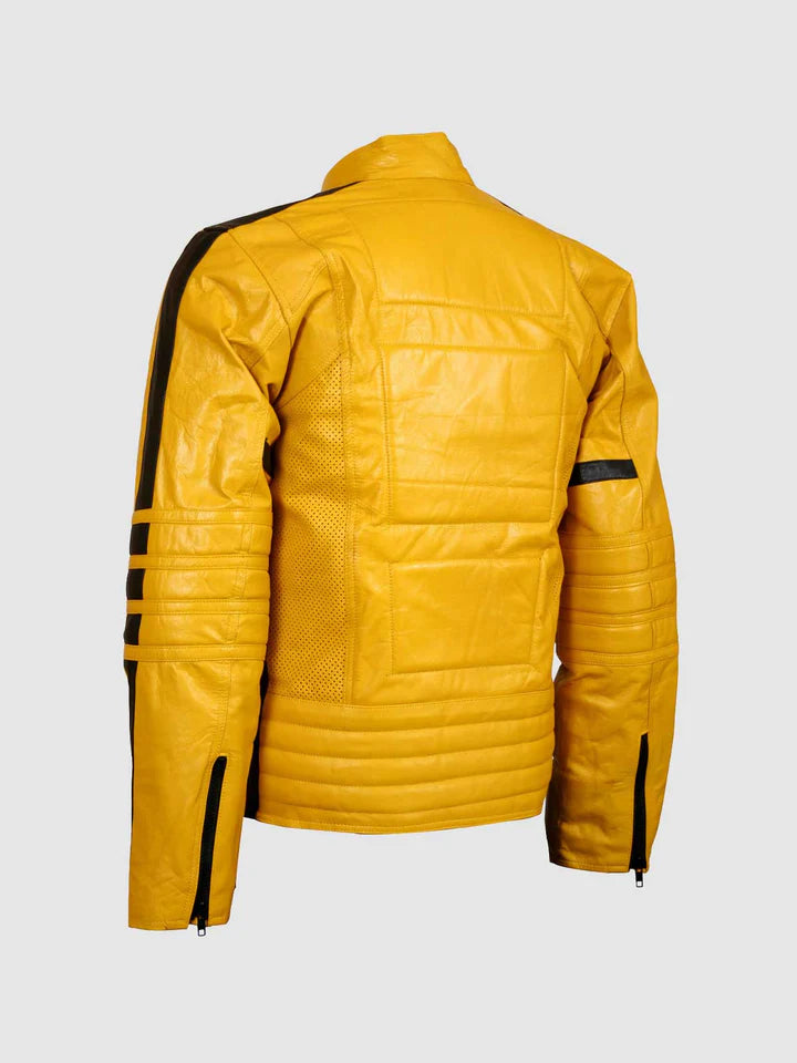 Yellow Motorcycle Jacket