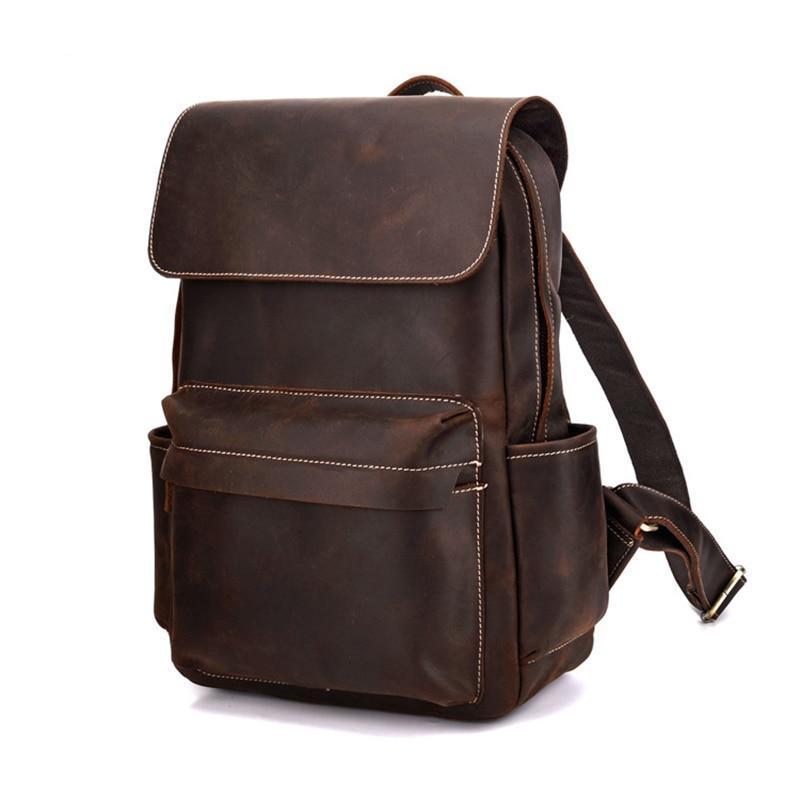 The Helka Backpack  Genuine Vintage Leather Backpack