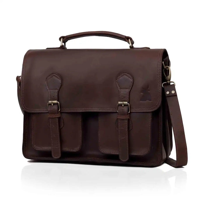 Roosevelt Buffalo Leather Briefcase  16 inch