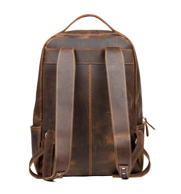 The Vernon Backpack  Genuine Vintage Leather Minimalist Backpack