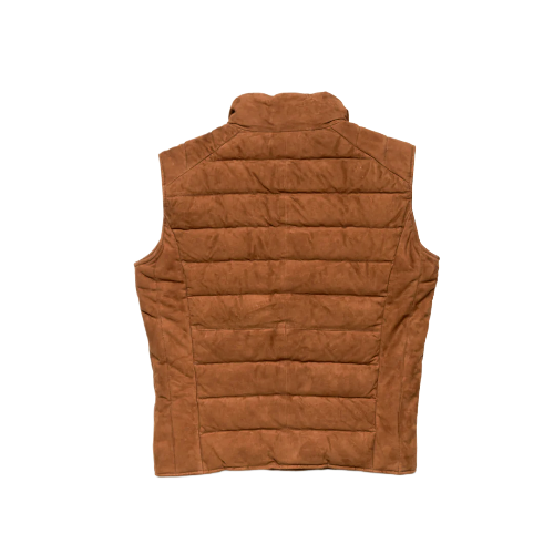 Mens Jackson Suede Brown Leather Vest