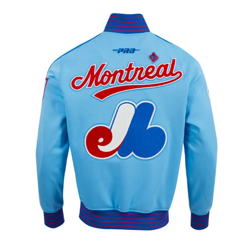 Montreal Expos Logo Game Day Uni Blue Jacket