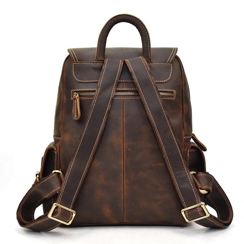 The Freja Backpack  Handcrafted Leather Backpack