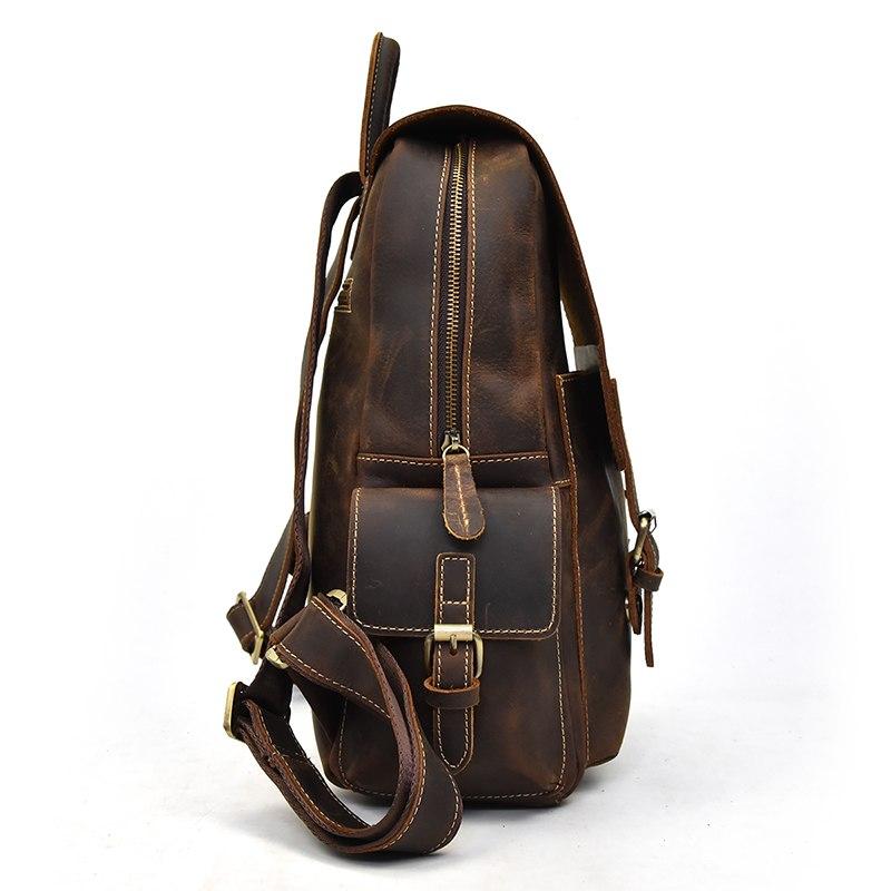 The Freja Backpack  Handcrafted Leather Backpack