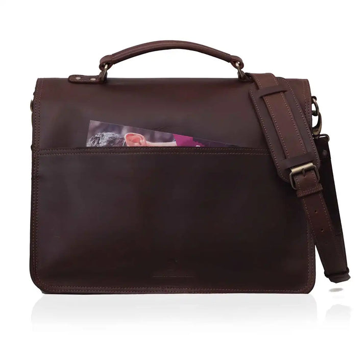 Roosevelt Buffalo Leather Briefcase  16 inch