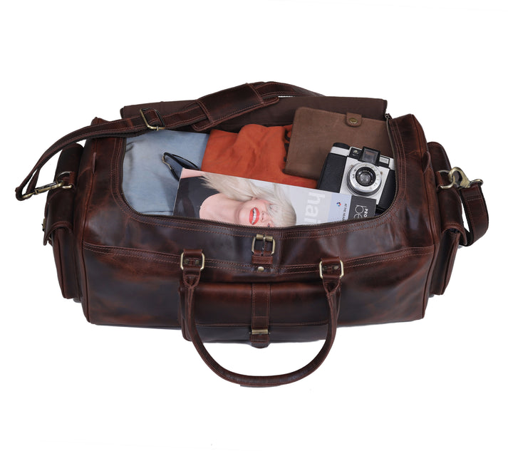 Roosevelt Buffalo Leather Duffle Bag  21