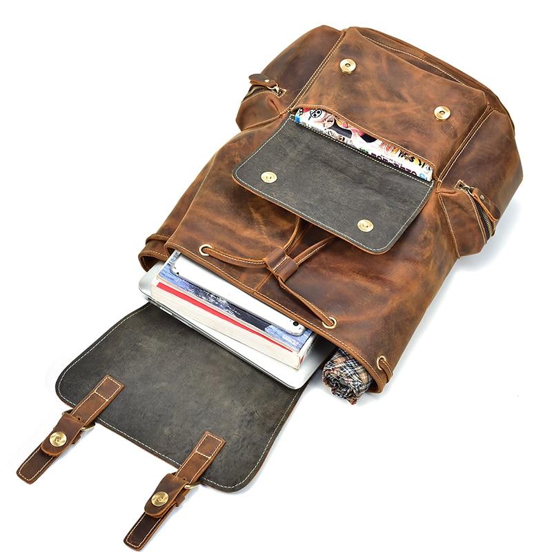 The Hagen Backpack  Vintage Leather Backpack