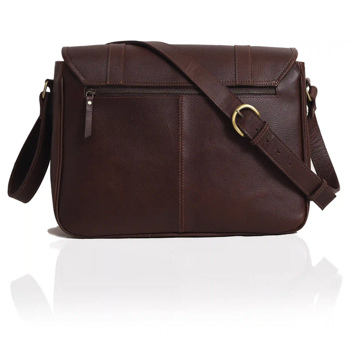Limited Edition Handcrafted Full Grain Messenger Bag for Laptop  16 inch