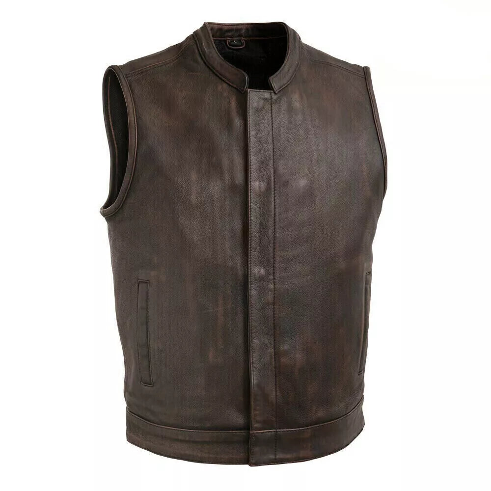 Kaida Leathers Luxury Leather Vest – Modern Streetwear Meets Classic Craft