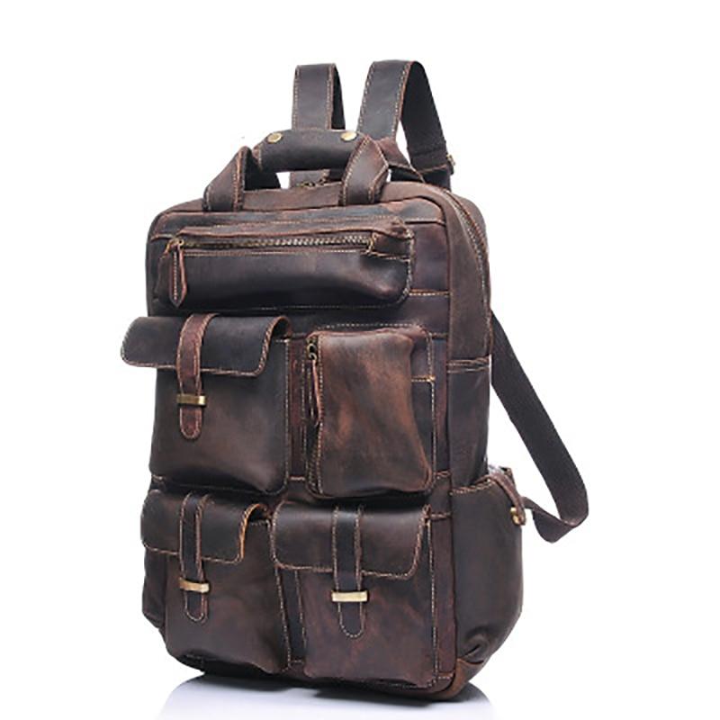 The Shelby Backpack  Handmade Genuine Leather Backpack
