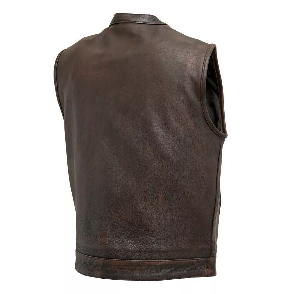 Kaida Leathers Luxury Leather Vest – Modern Streetwear Meets Classic Craft