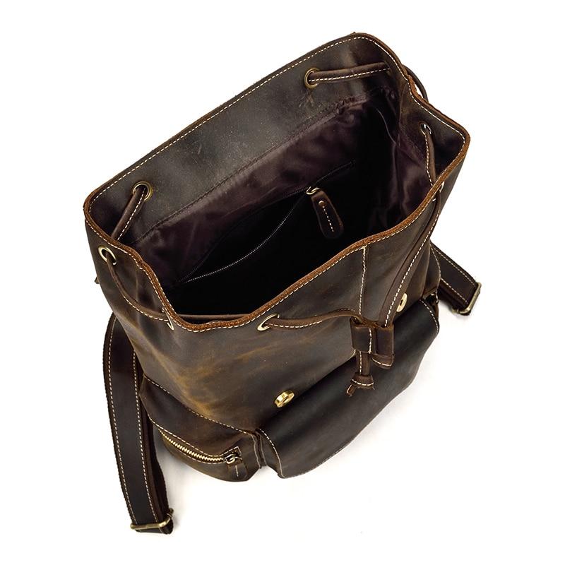 The Hagen Backpack  Vintage Leather Backpack