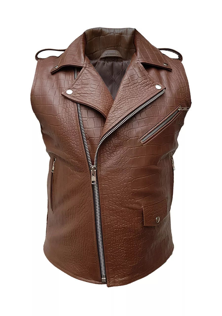 Club Style Motorcycle Vest | Kaida Leathers