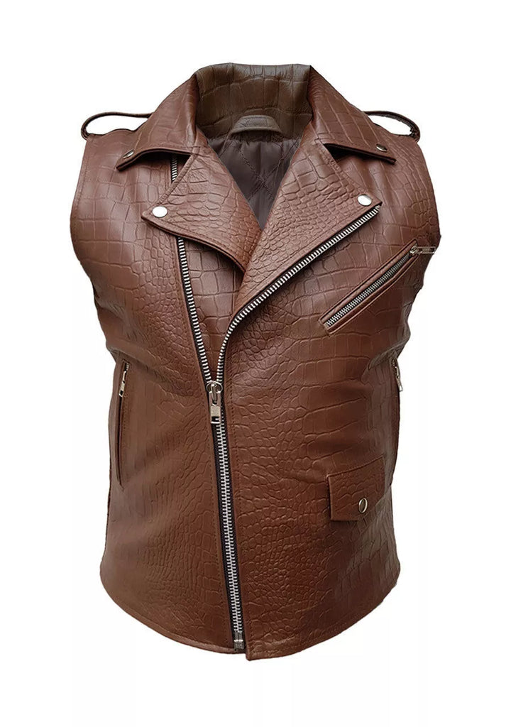 Club Style Motorcycle Vest | Kaida Leathers