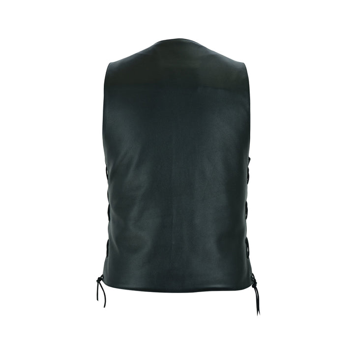 Bullock Men's Motorcycle Leather Vest
